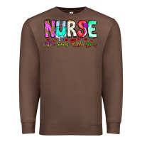 Chestnut Nurse Coffee Scrubs Rubber Gloves Premium Sweatshirt - CowhideDigitalArt