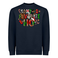 Navy santas favorite ho Heavyweight Sweatshirt - CowGirlArtShop