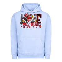 Pigment Grape Ice red black grey white love my tribe indian headdres Urban Hoodie - Artiststas