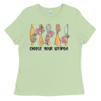 Matcha choose your weapon Ladies Tee - MaliasSmallBusiness
