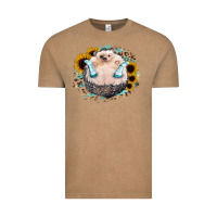 Vintage Coffee Hedgehog with Sunflower Vintage Tee - Bettercallsaul