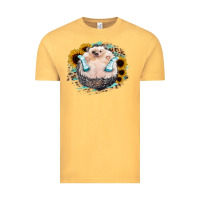 Vintage Mustard Hedgehog with Sunflower Vintage Tee - Bettercallsaul