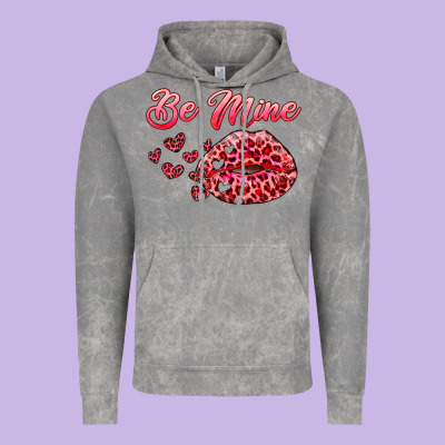Be Mine Kiss Vintage Hoodie Designed By Ranaportraitstore