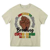Mossy every chain since 1865 juneteenth Heavy Core Tee - MaliasSmallBusiness