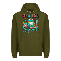 Army Green Coffee Scrubs And Prophy Paste Dentist Coffee cup Premium Hoodie - FaDigitalArtStudio