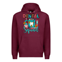 Burgundy Coffee Scrubs And Prophy Paste Dentist Coffee cup Premium Hoodie - FaDigitalArtStudio
