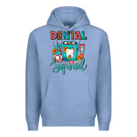 Colony Blue Coffee Scrubs And Prophy Paste Dentist Coffee cup Premium Hoodie - FaDigitalArtStudio