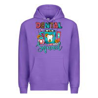 Purple Coffee Scrubs And Prophy Paste Dentist Coffee cup Premium Hoodie - FaDigitalArtStudio