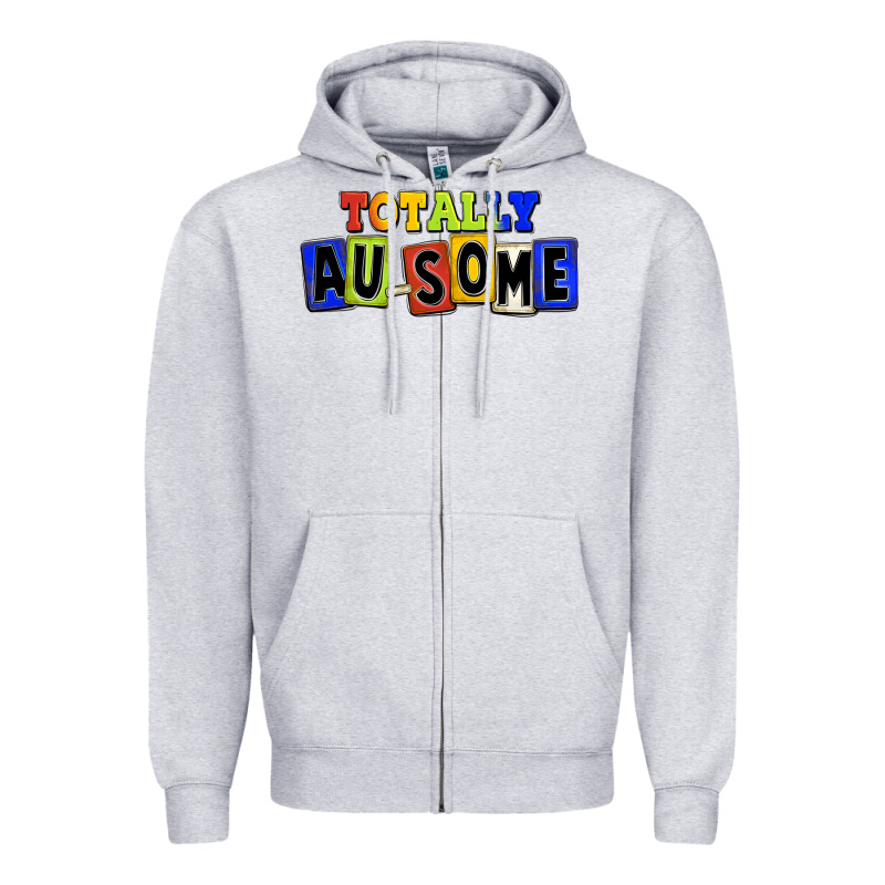 Totally Au-some Zipper Hoodie by FaDigitalArtStudio | Teevron