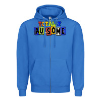 True Royal Totally au-some Zipper Hoodie - FaDigitalArtStudio