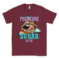 Burgundy Pour Some Sugar On Me Classic Tee - JahusDesignShop