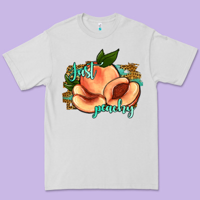 Just Peachy 2 Premium Tee Designed By Jahusdesignshop