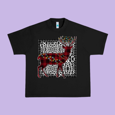 Christmas Deer Urban Heavy Tee Designed By Bettercallsaul