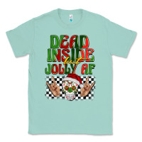 Seafoam dead inside but jolly af Classic Tee - BarkalooDesign