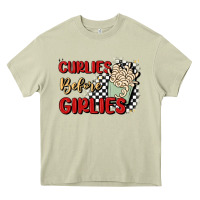Mossy curlies before girlies Heavy Core Tee - MaliasSmallBusiness