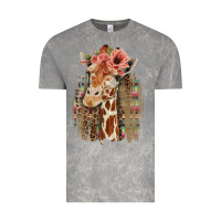 Cloud Rock Giraffe with Floral Vintage Tee - Bettercallsaul