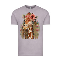 Vintage Zinc Giraffe with Floral Vintage Tee - Bettercallsaul