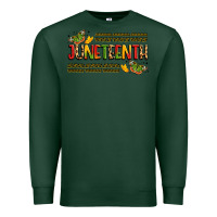Sports Green colorful juneteenth celebration art Premium Sweatshirt - LillyAllenDesigns