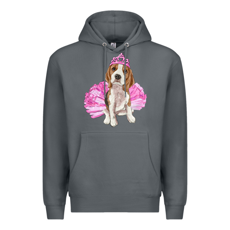 Balerina Beagle With Tutu Premium Hoodie by RanaPortraitStore | Teevron