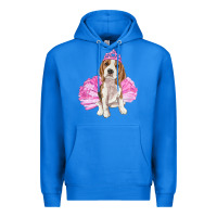True Royal Balerina beagle with tutu Premium Hoodie - RanaPortraitStore