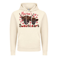 Vintage Artic mama's sweetheart highland cow and calf Vintage Hoodie - RanaPortraitStore