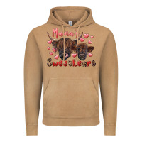 Vintage Camel mama's sweetheart highland cow and calf Vintage Hoodie - RanaPortraitStore