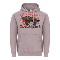 Vintage Zinc mama's sweetheart highland cow and calf Vintage Hoodie - RanaPortraitStore