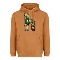 Meerkat farm life alphabet lowercase letters h Heavyweight Hoodie - BundleAndBundleShop