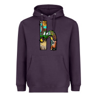 Plum farm life alphabet lowercase letters h Heavyweight Hoodie - BundleAndBundleShop