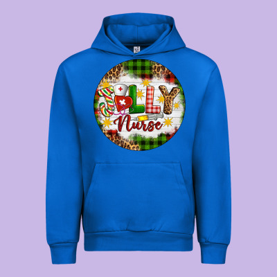 Christmas Jolly Nurse Urban Hoodie Designed By Artiststas