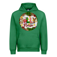 Emerald Christmas Jolly Nurse Urban Hoodie - Artiststas