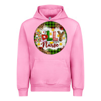 Fuchsia Pink Christmas Jolly Nurse Urban Hoodie - Artiststas
