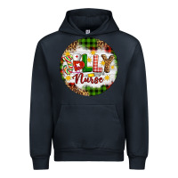 Navy Christmas Jolly Nurse Urban Hoodie - Artiststas