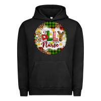 Pigment Black Christmas Jolly Nurse Urban Hoodie - Artiststas
