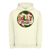Pigment Pistachio Christmas Jolly Nurse Urban Hoodie - Artiststas