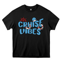 Black cruise vibes Heavy Core Tee - MaliasSmallBusiness