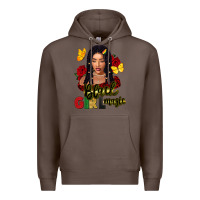 Coffee black girl magic Premium Hoodie - FaDigitalArtStudio