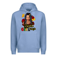 Colony Blue black girl magic Premium Hoodie - FaDigitalArtStudio