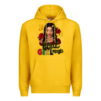 Lemon black girl magic Premium Hoodie - FaDigitalArtStudio