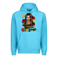 Ocean Blue black girl magic Premium Hoodie - FaDigitalArtStudio