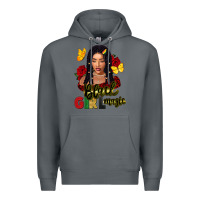 Rock black girl magic Premium Hoodie - FaDigitalArtStudio