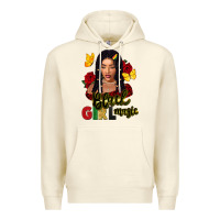 Sandshell black girl magic Premium Hoodie - FaDigitalArtStudio