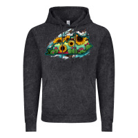 Vintage Black Kentucky map sunflower cactus serape Vintage Hoodie - RanaPortraitStore