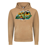 Kentucky Map Sunflower Cactus Serape Vintage Hoodie | Teevron