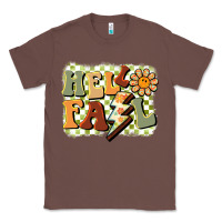 Chestnut groovy hello fall Classic Tee - BarkalooDesign