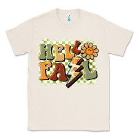 Natural groovy hello fall Classic Tee - BarkalooDesign