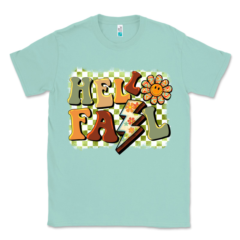 Groovy Hello Fall Classic Tee by BarkalooDesign | Teevron