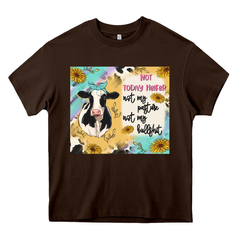 Not Today Heifer Heavy Core Tee by MaliasSmallBusiness | Teevron