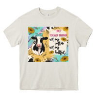 Cream not today heifer Heavy Core Tee - MaliasSmallBusiness