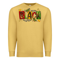 Antique Gold black Premium Sweatshirt - LillyAllenDesigns